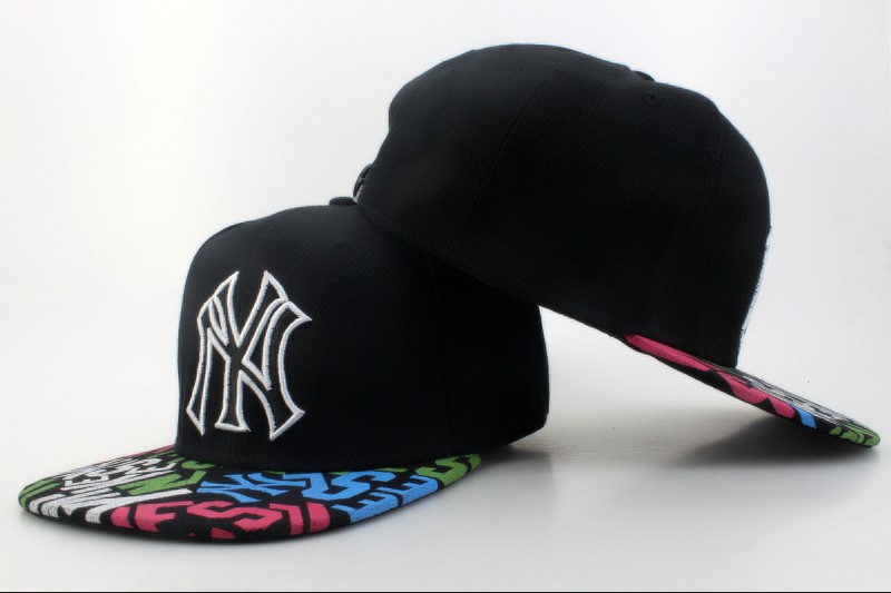 MLB New York Yankees NE Snapback Hat #99